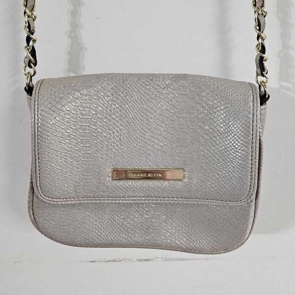 Anne Klein Gold Crossbody Bag with Textured Finish - Picture 1 of 11
